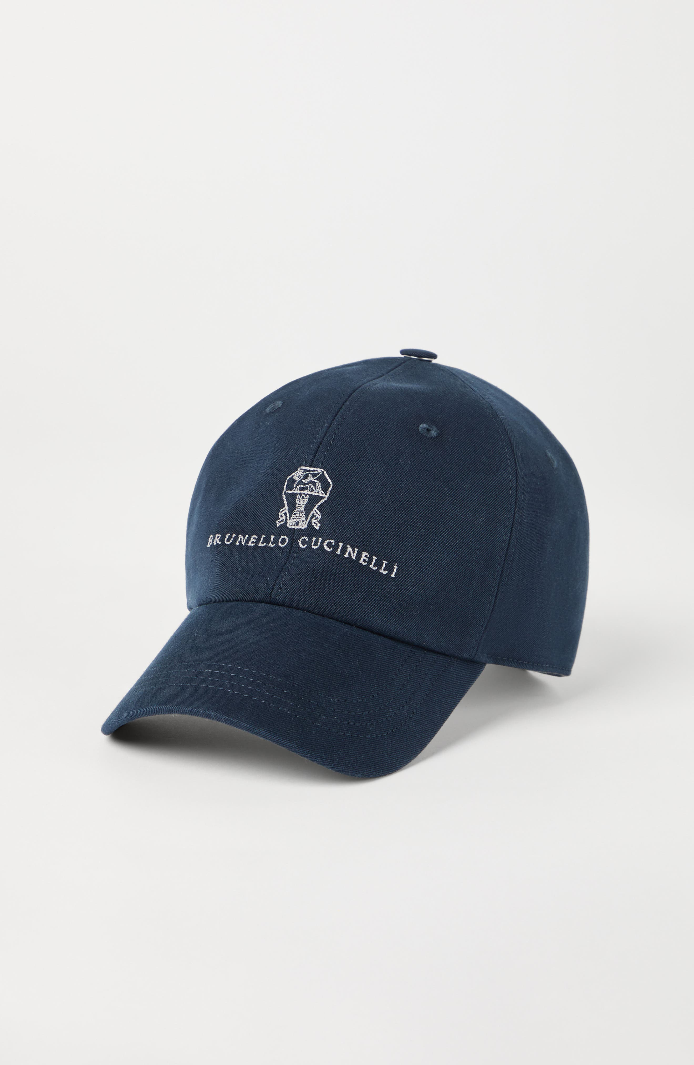 Brunello Cucinelli Baseball cap with embroidery in Navy Blue at Nordstrom - 2