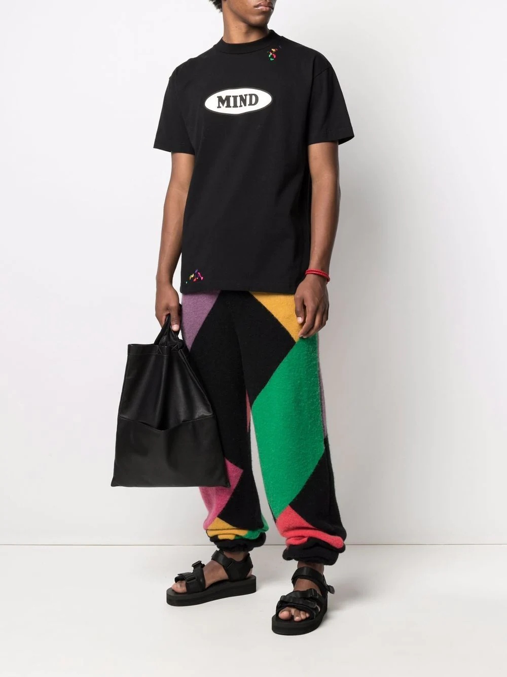 x Missoni Sport colour block knitted track pants - 2