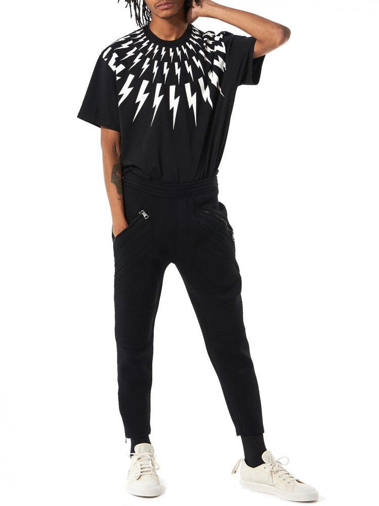 Pleated Panel Joggers - 4