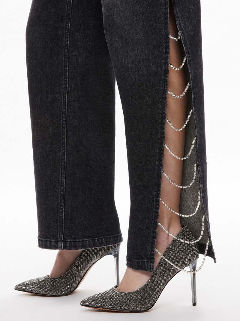 GAYLE EMBELLISHED SIDE JEAN 5