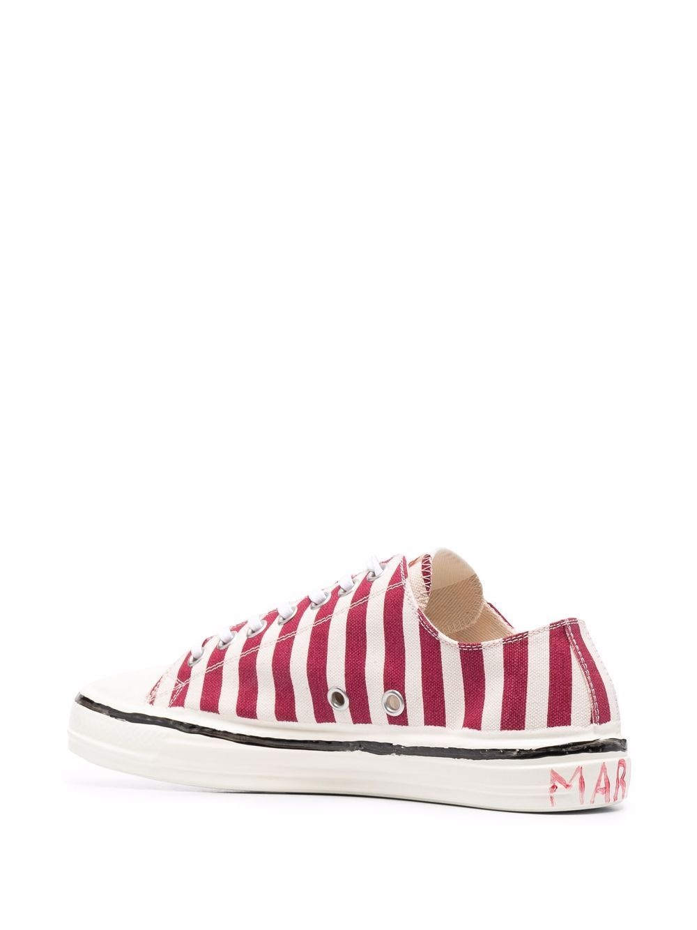 Gooey striped canvas sneakers - 3