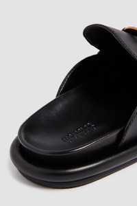 Moncler Bell Leather Mules | REVERSIBLE