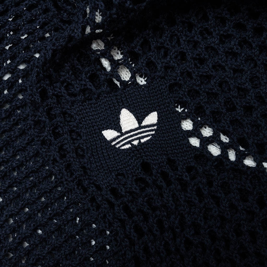 ADIDAS X WALES BONNER KNIT TEE - NIGHT NAVY - 4