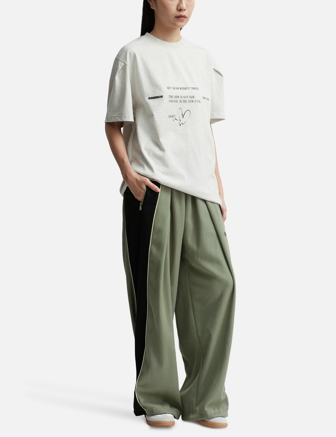 ADER error Printed T-shirt in Green