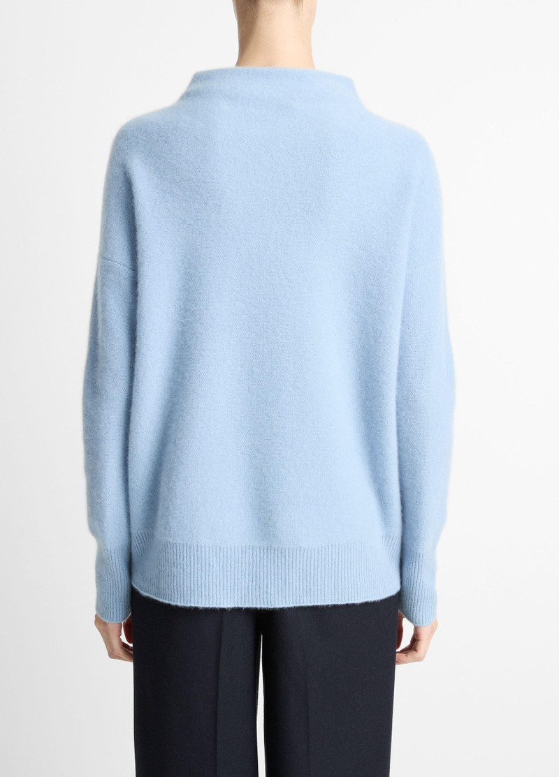 Vince Plush Cashmere Funnel-Neck Sweater outlook