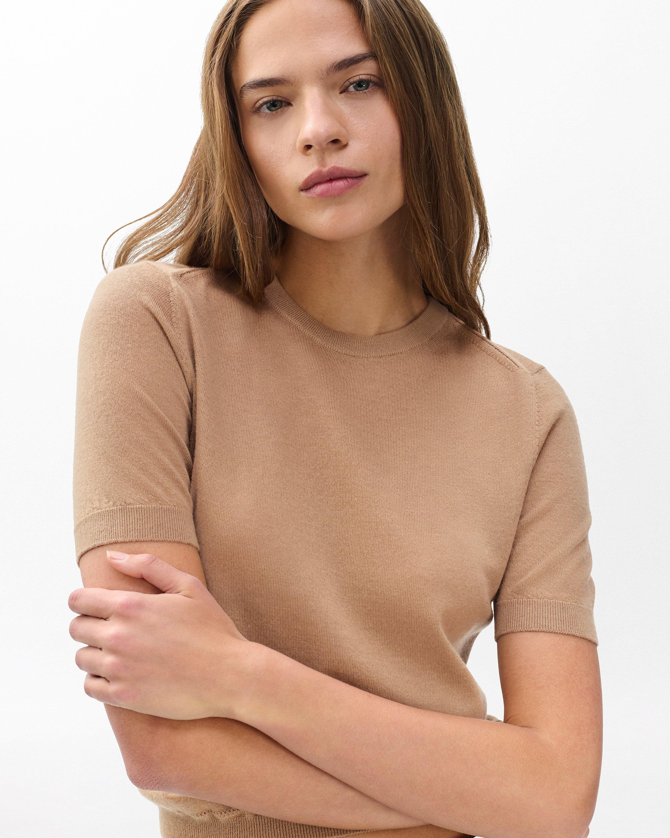 Adeline Lightweight Cashmere Tee - 5