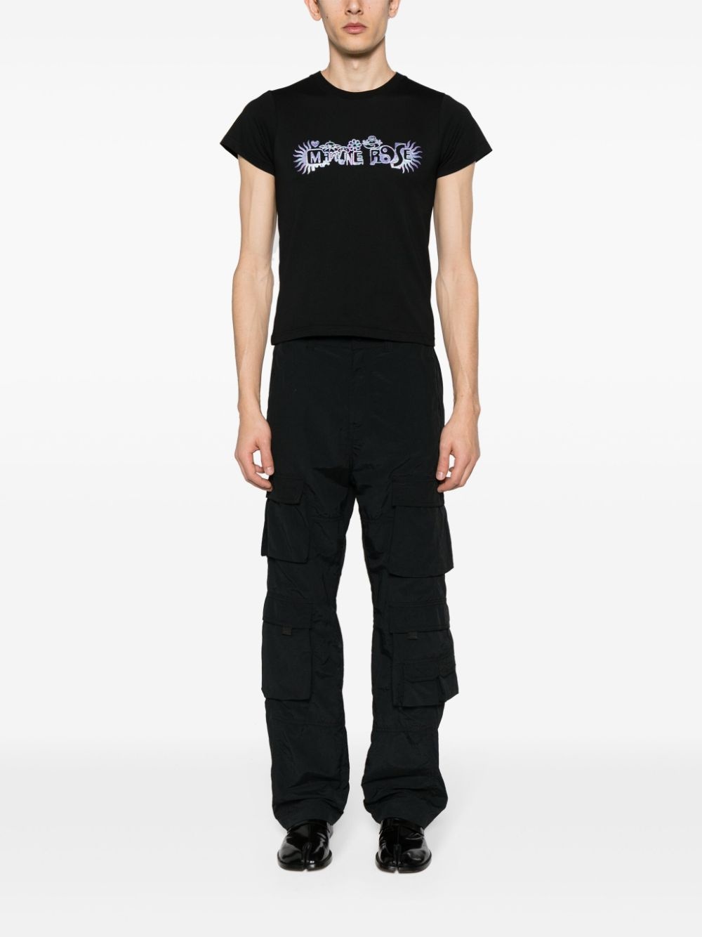 logo-print cotton T-shirt - 2