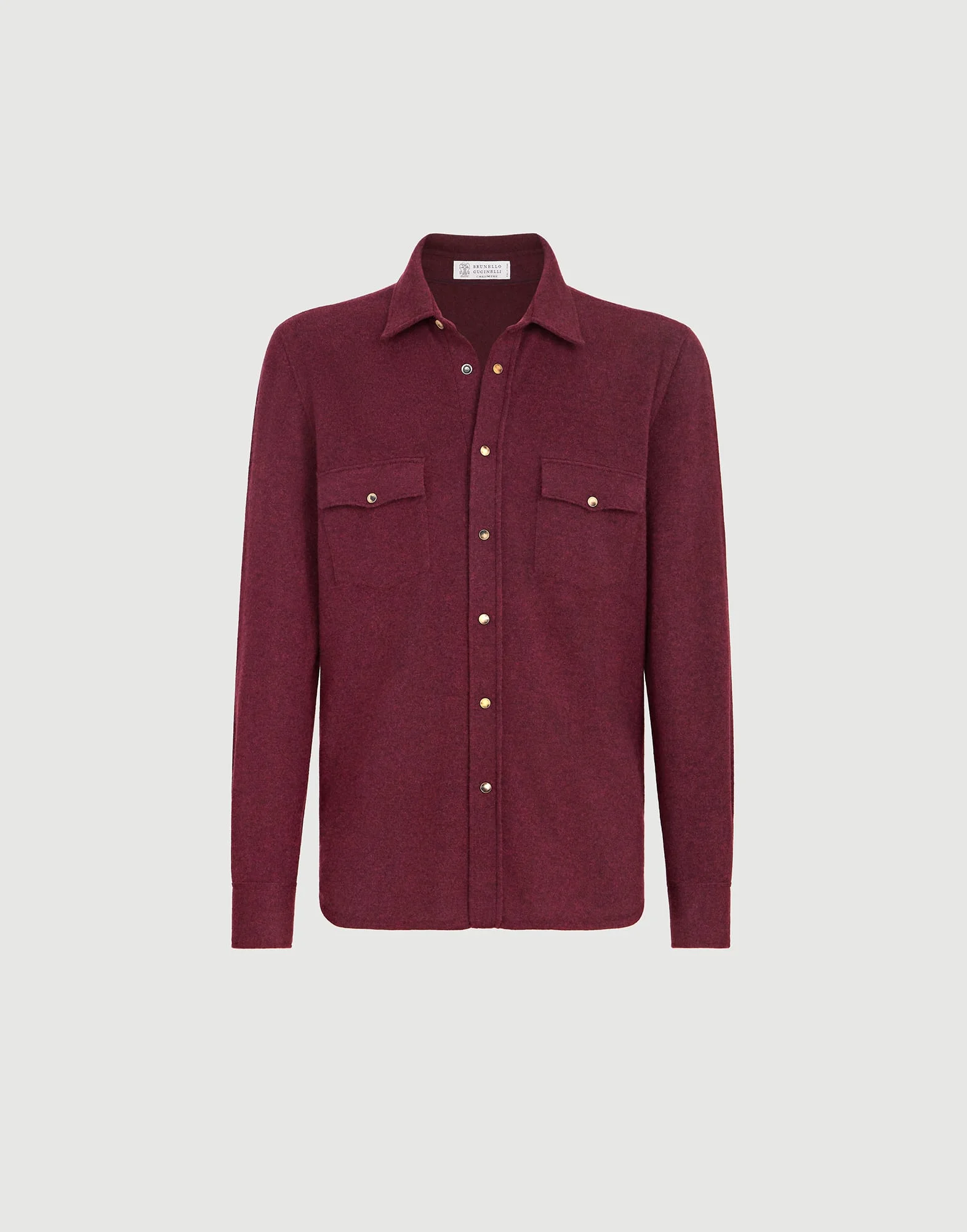 Virgin wool, cashmere and silk knit shirt - 1