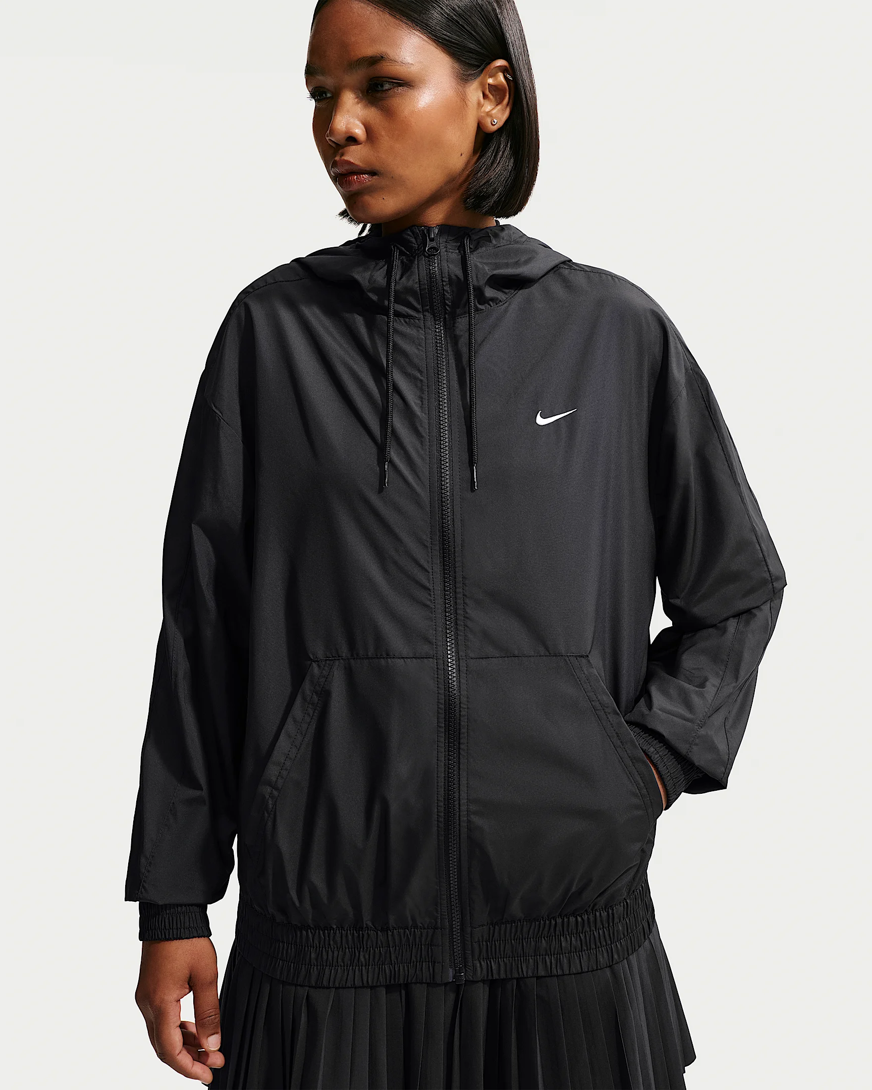 Nike Sportswear Classic Wovens Women's Loose UV Hooded Jacket - 1