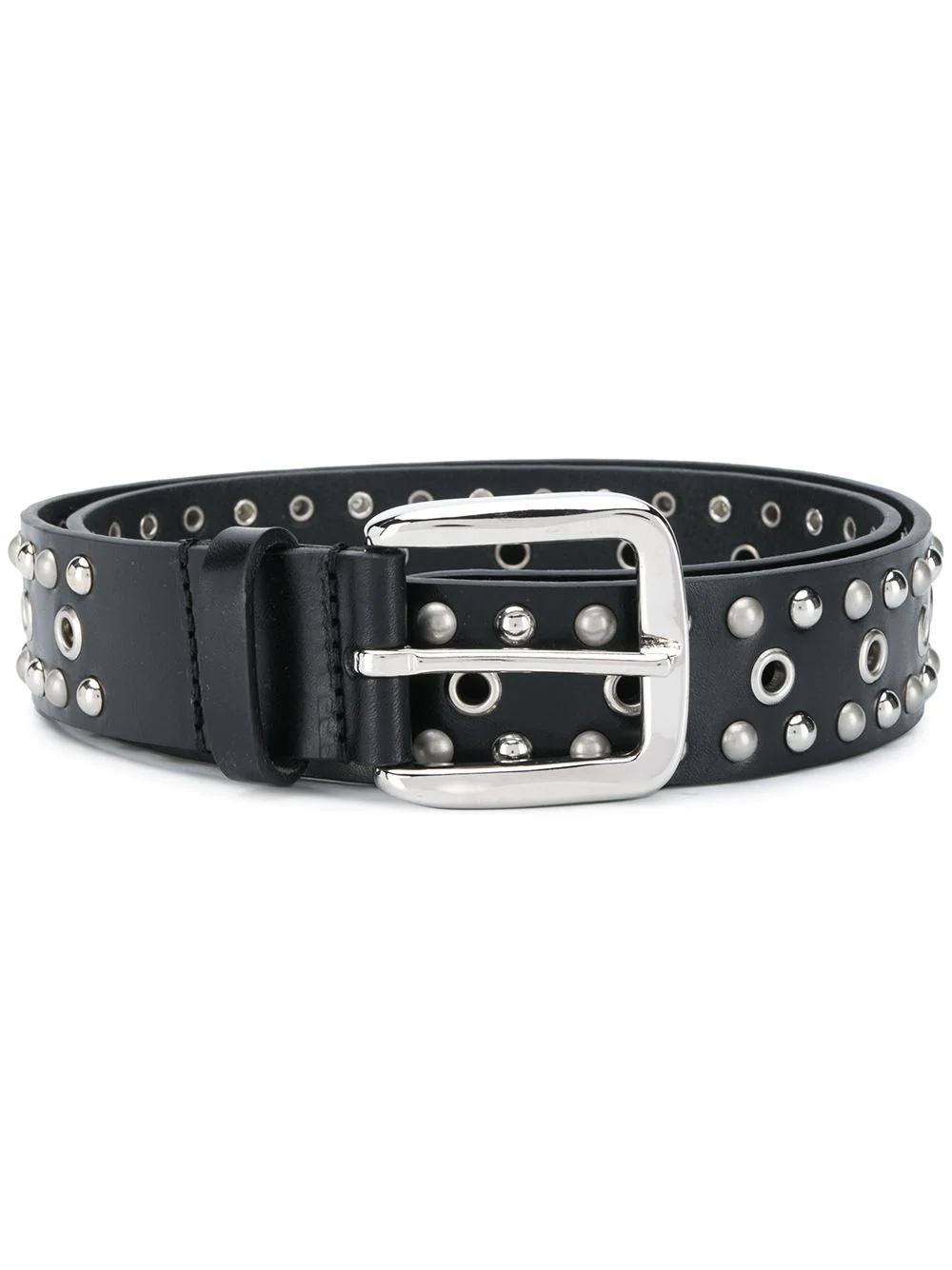 grommet-embellished belt - 1