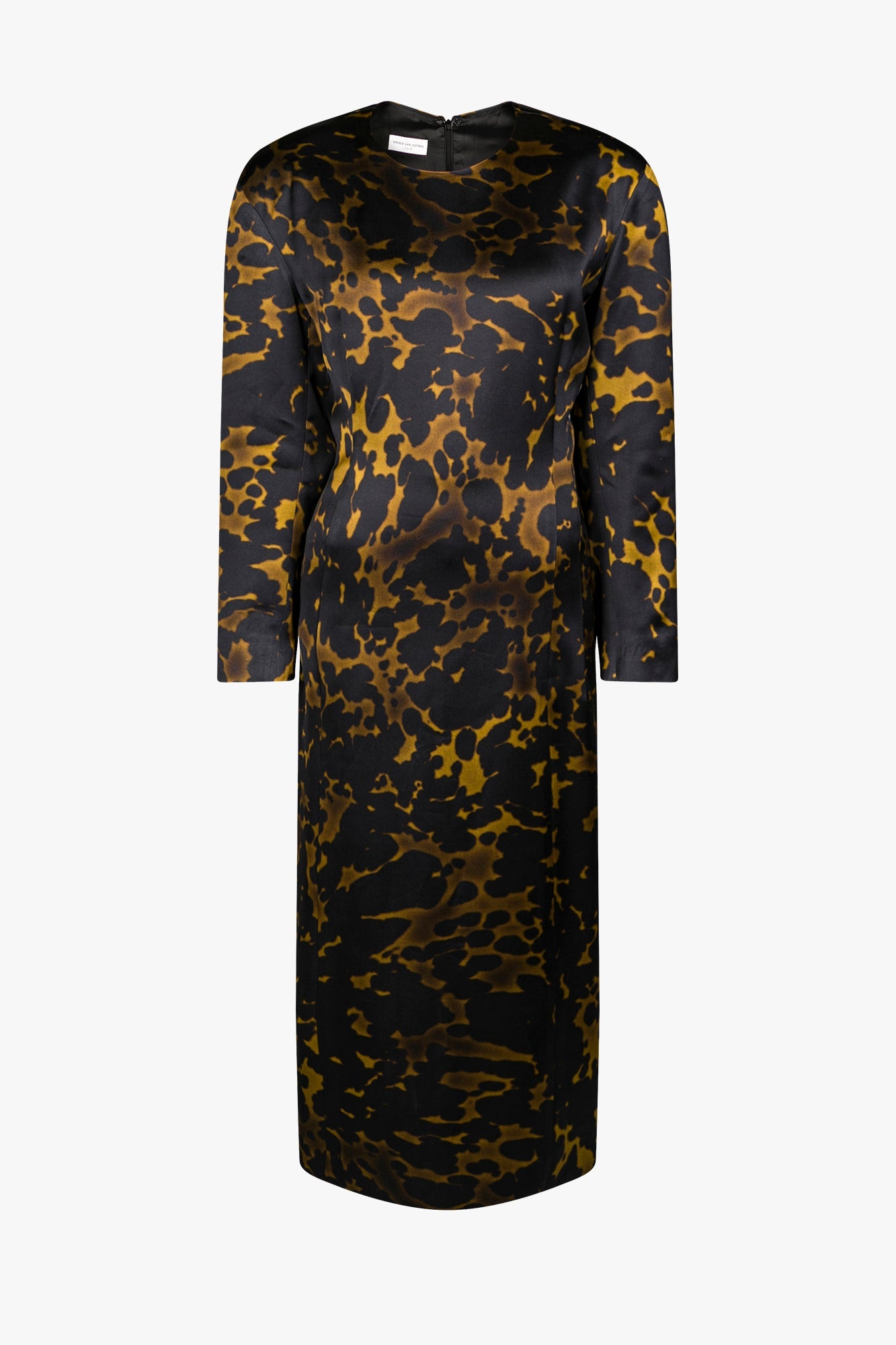 WAISTED MIDI DRESS - 1