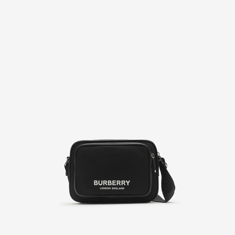 Logo Print Nylon Crossbody Bag 1