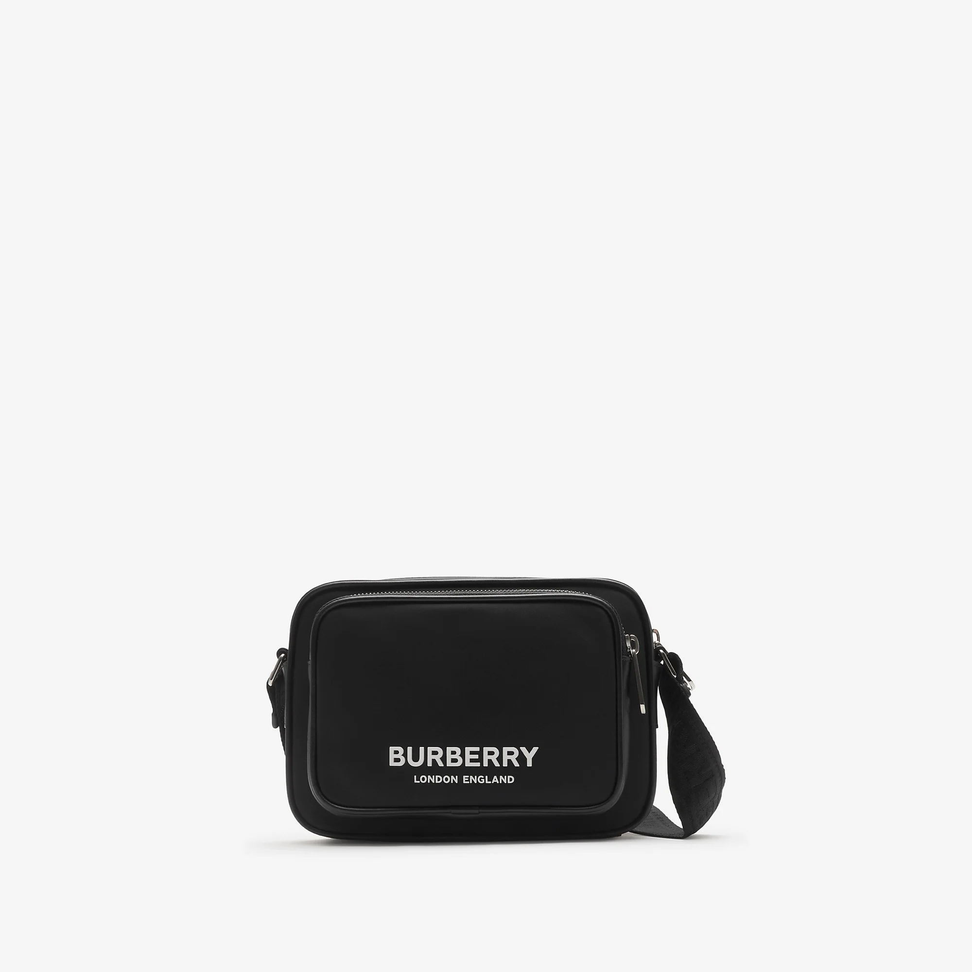 Logo Print Nylon Crossbody Bag - 1