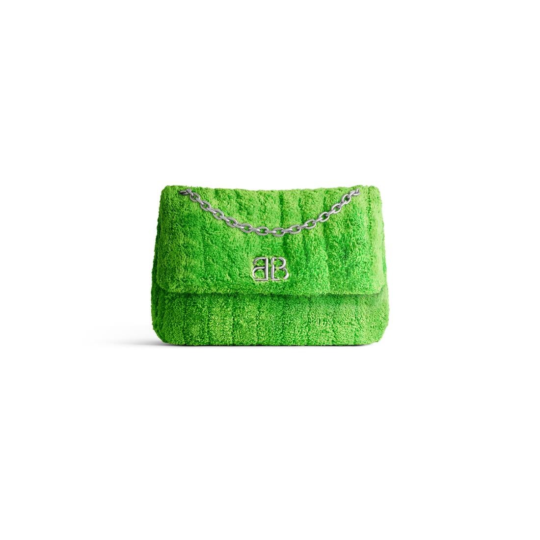 Women's Monaco Mini Bag Quilted Towel Fabric  in Green - 7