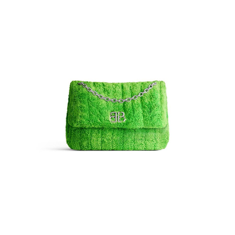 Women's Monaco Mini Bag Quilted Towel Fabric  in Green 7