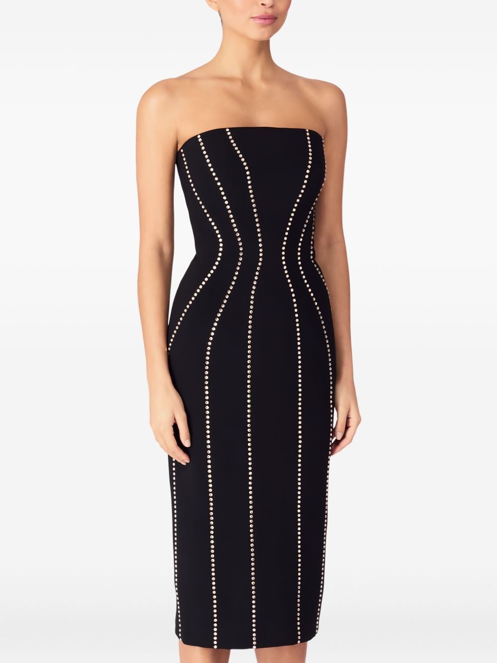 Verity strapless studded midi dress - 2