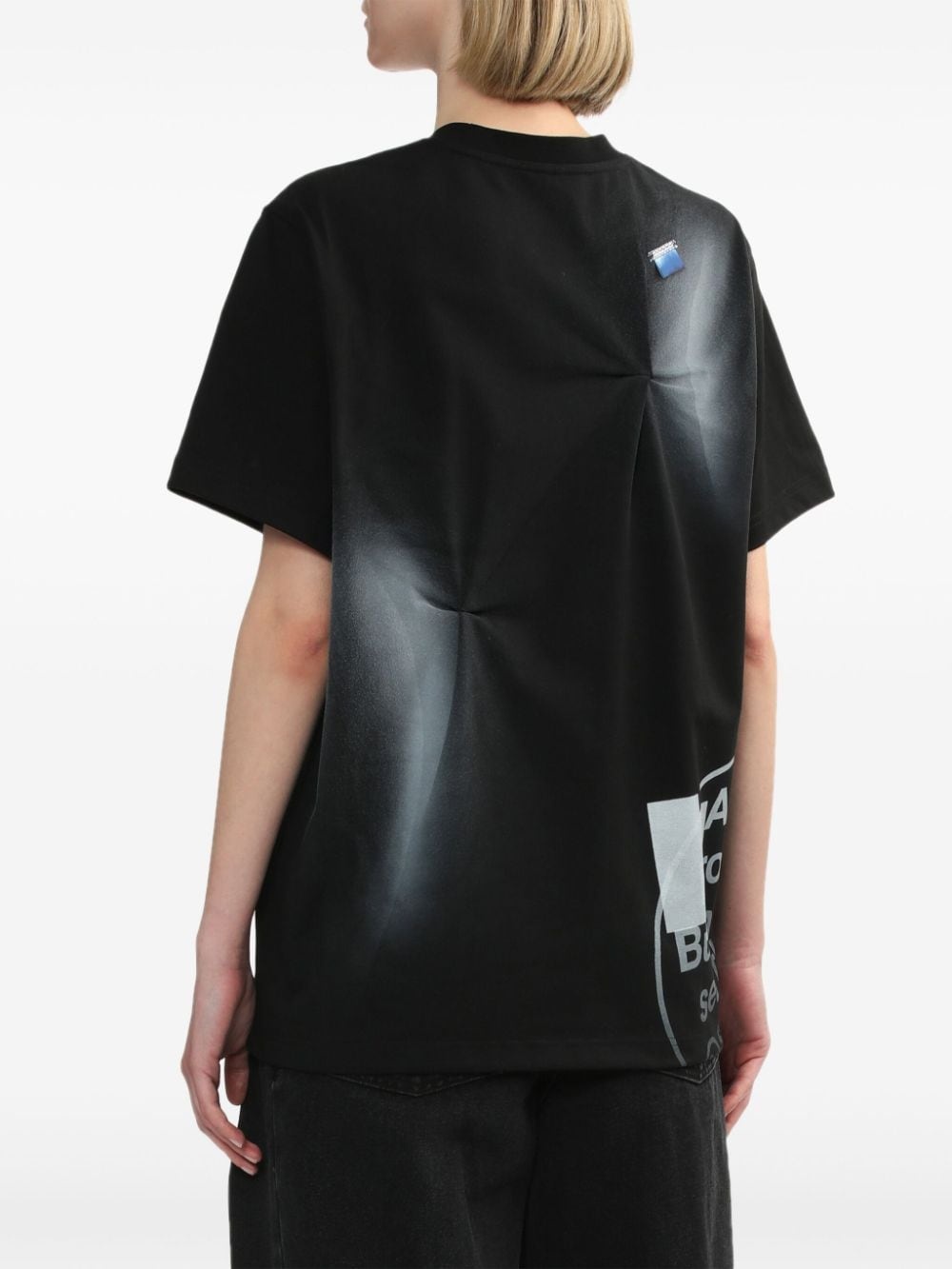 Nowia spray-paint T-shirt - 4