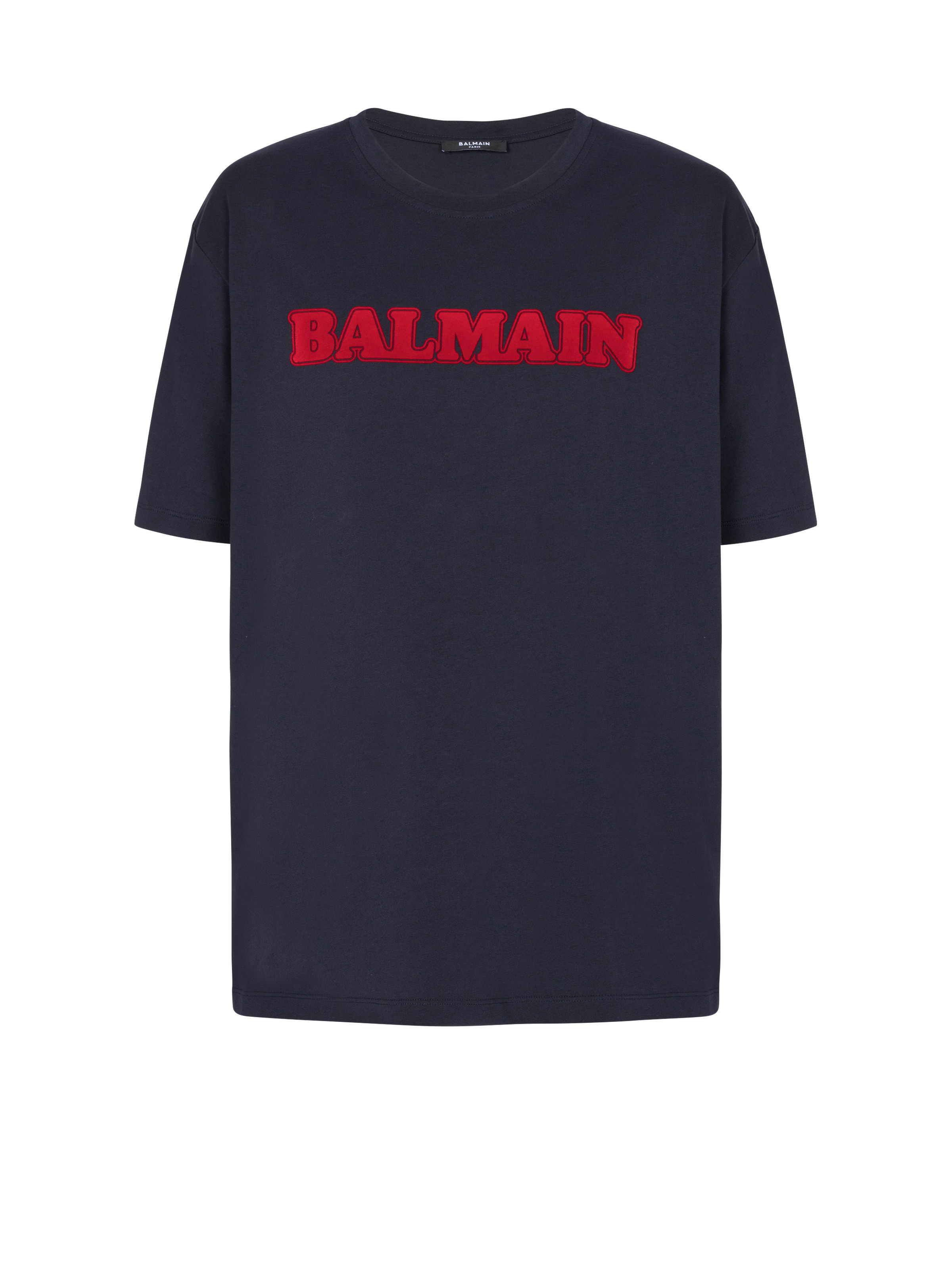 Retro flocked Balmain T-shirt - 1