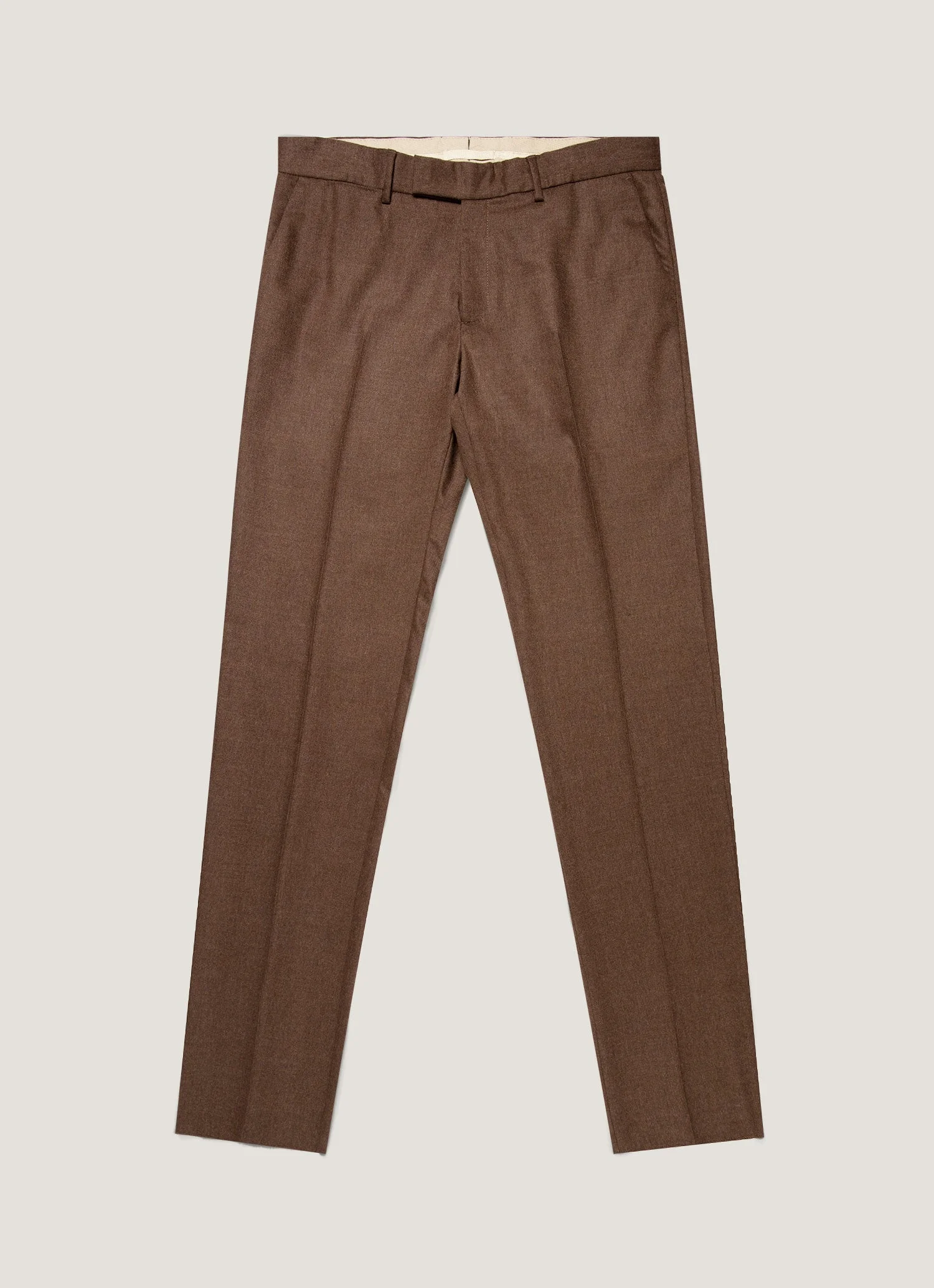 Wool Cashmere Flannel Trouser - 1