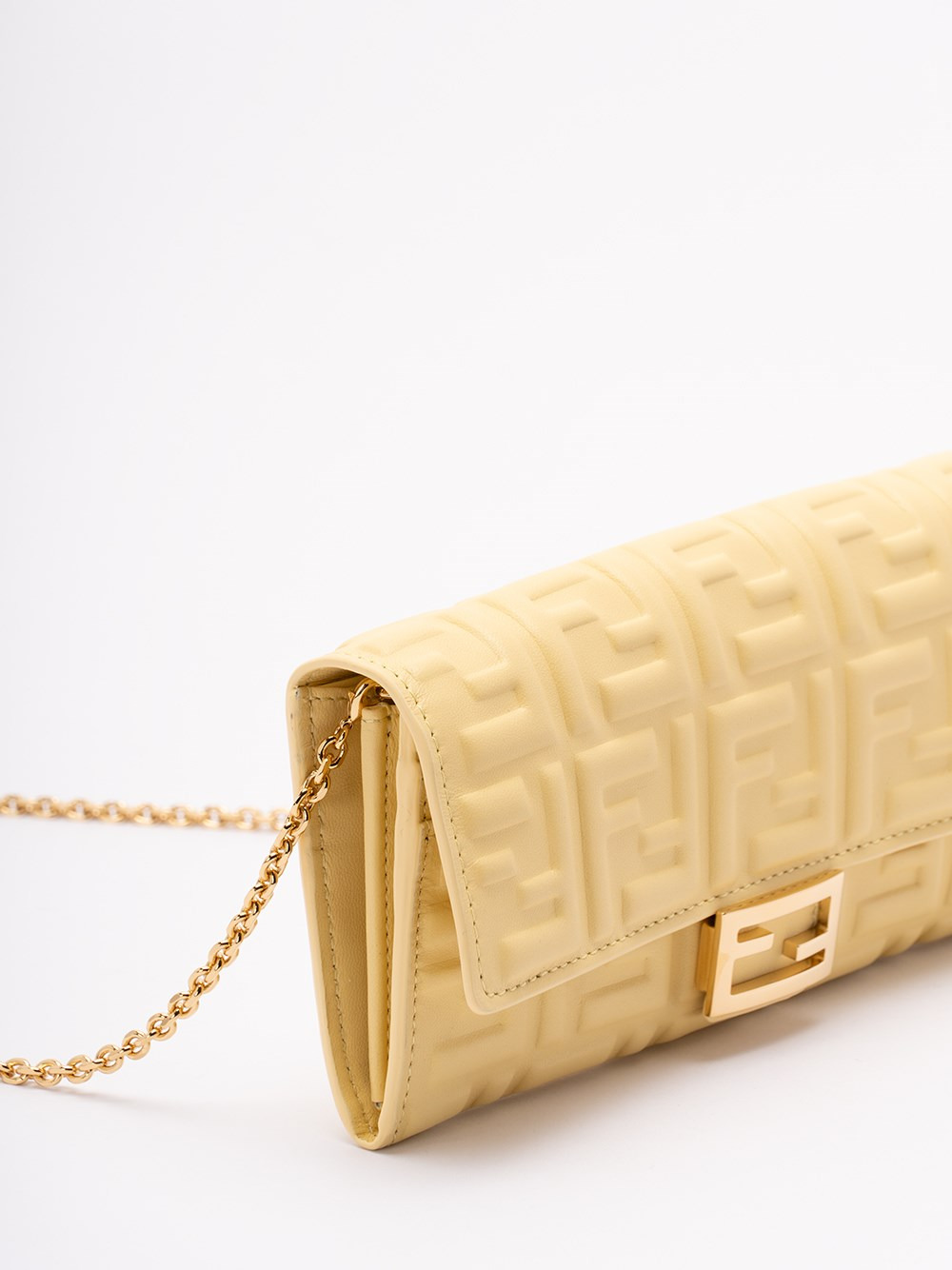 `Baguette` Continental Wallet With Chain - 4