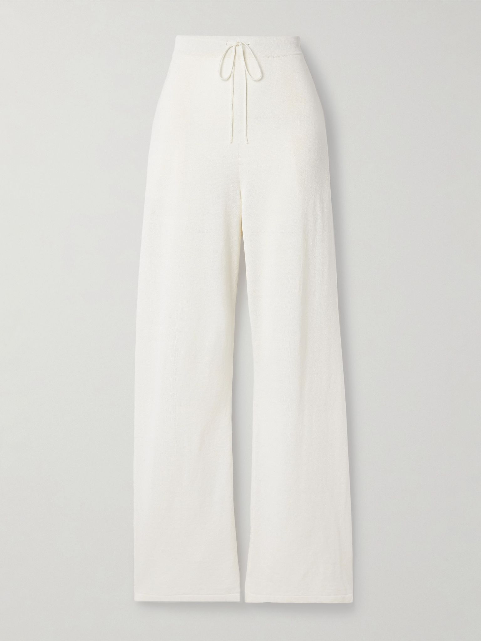 Jory linen-blend wide-leg pants Ivory - 1