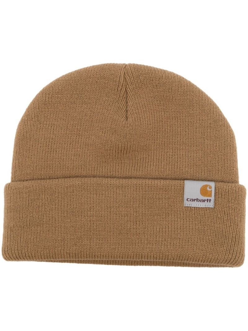 logo-patch beanie - 1