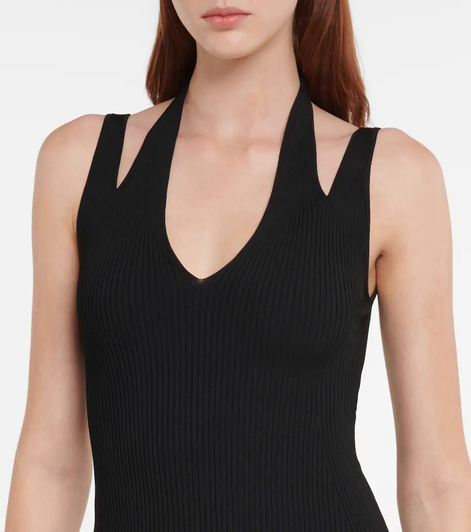 Black Tube Midi Dress - 7