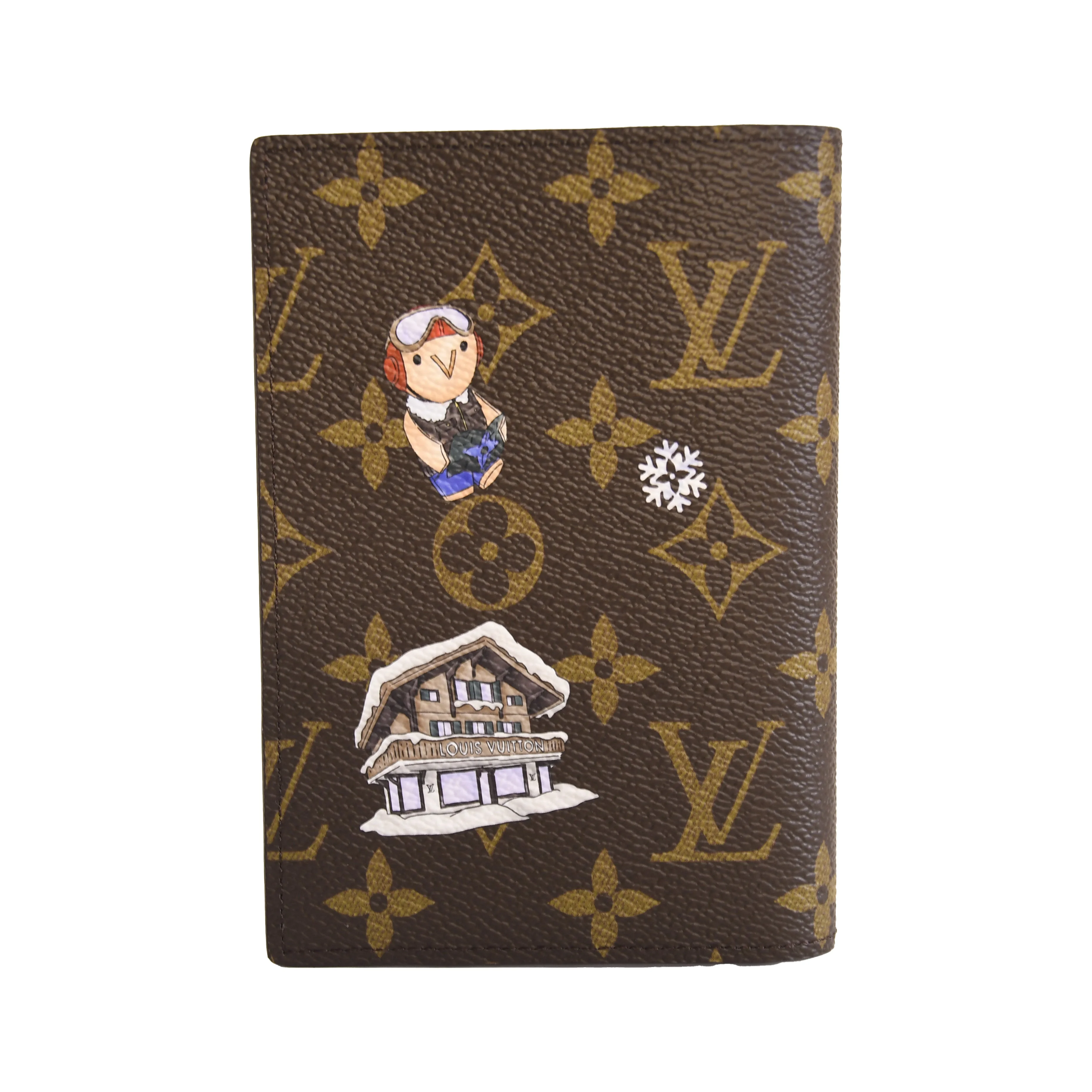 Louis Vuitton Vivienne Monogram Passport Cover Brown - 1