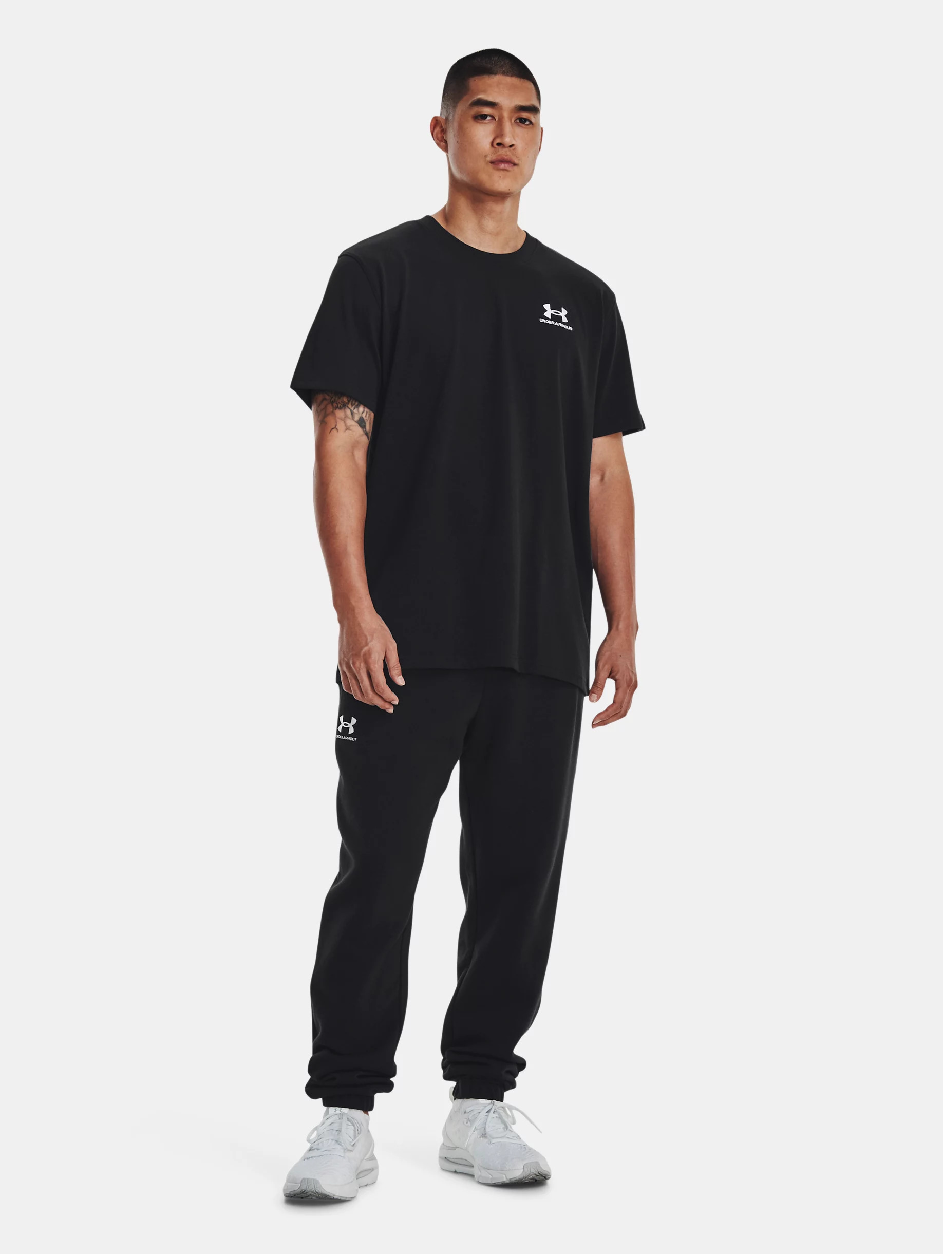 Men's UA Logo Embroidered Heavyweight Short Sleeve - 5