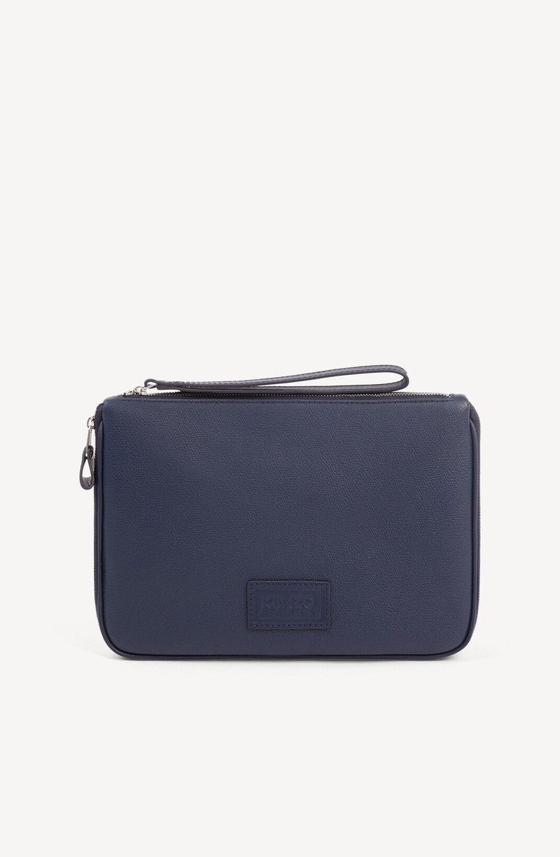 KENZO Kompact large box-pleat pouch 1