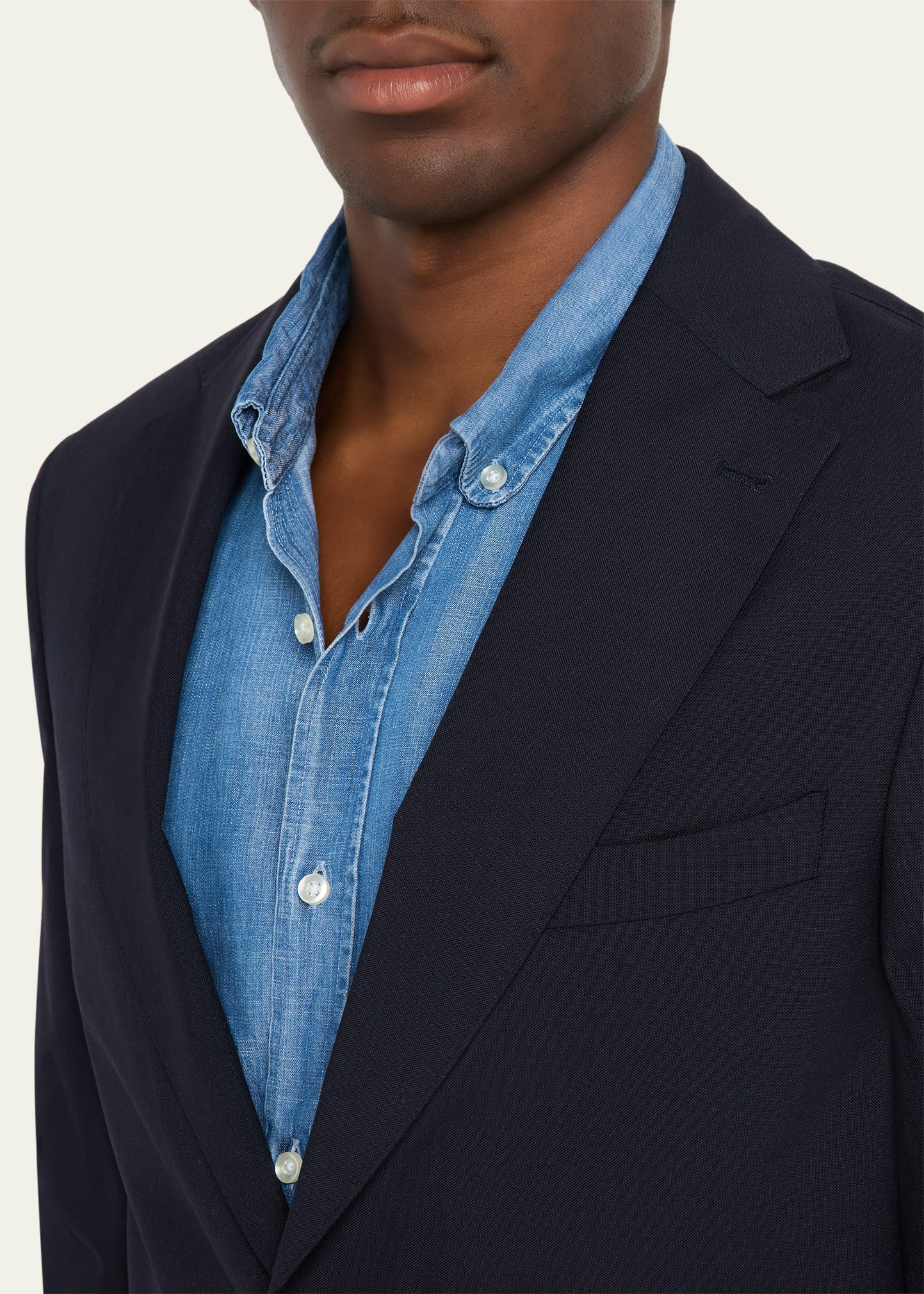 Men's Arthus Wool Single-Breasted Sport Coat - 7