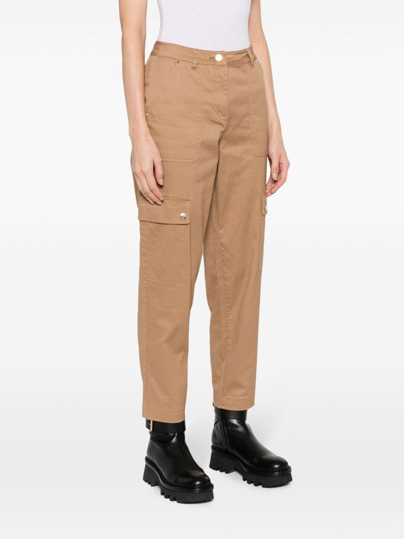 tapered organic cotton cargo trousers 3