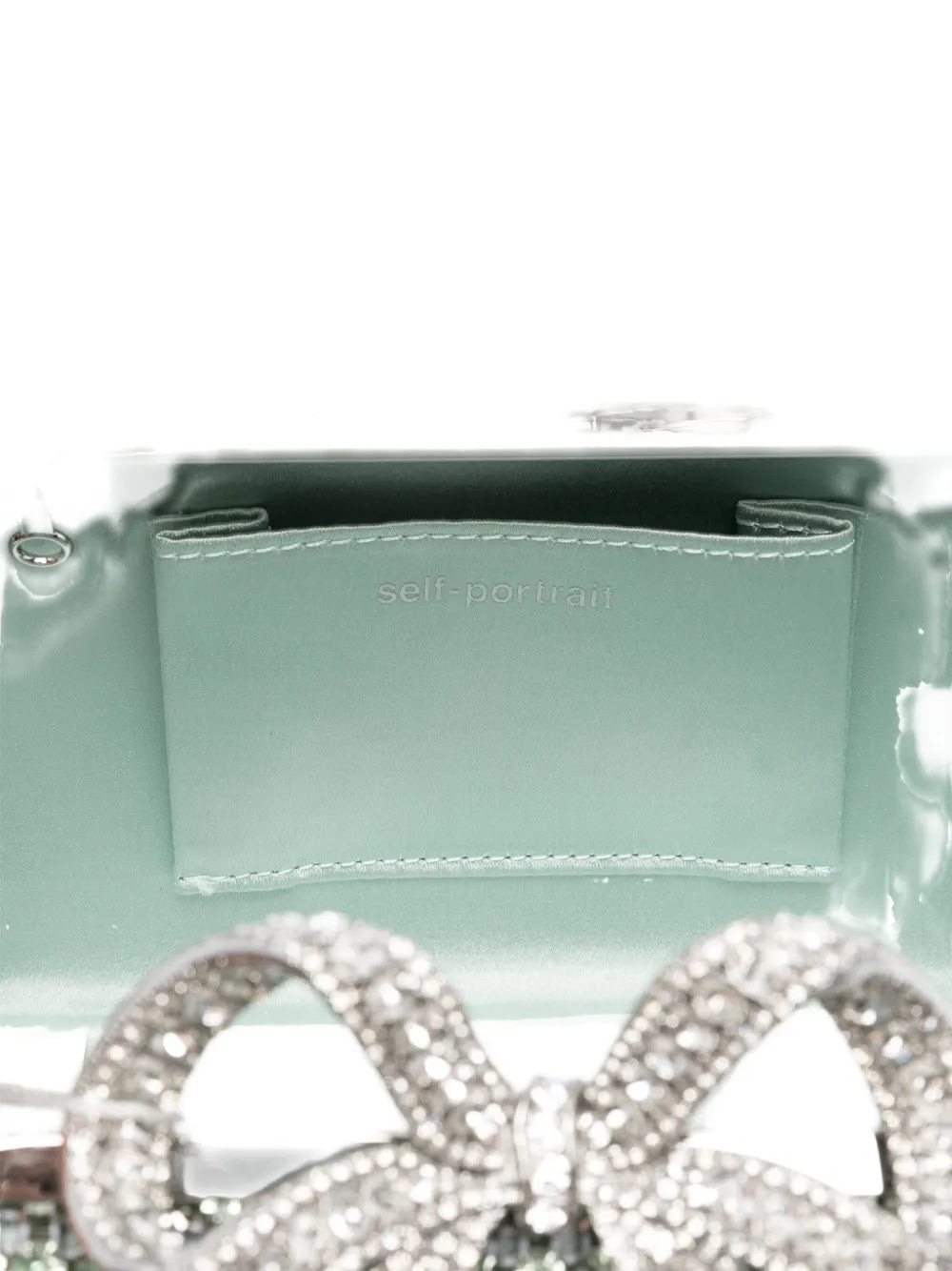 Green Chainmail Clutch Bag - 5