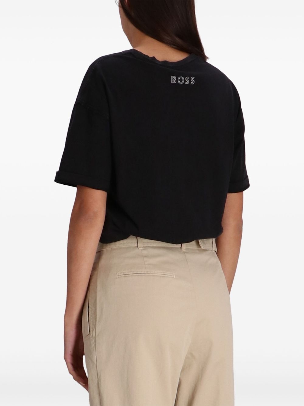 logo-embellished T-shirt - 4