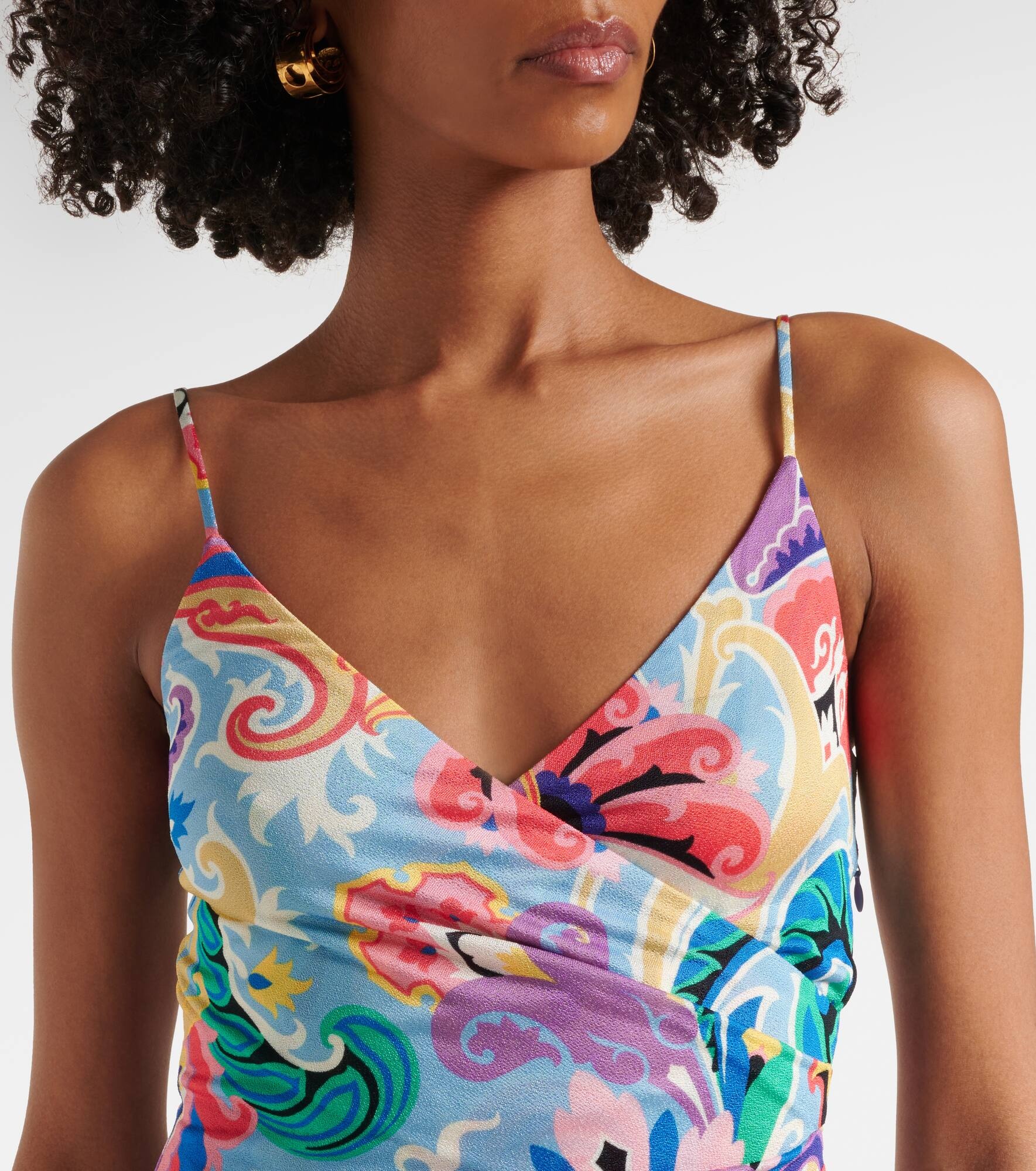 Printed midi dress - 4