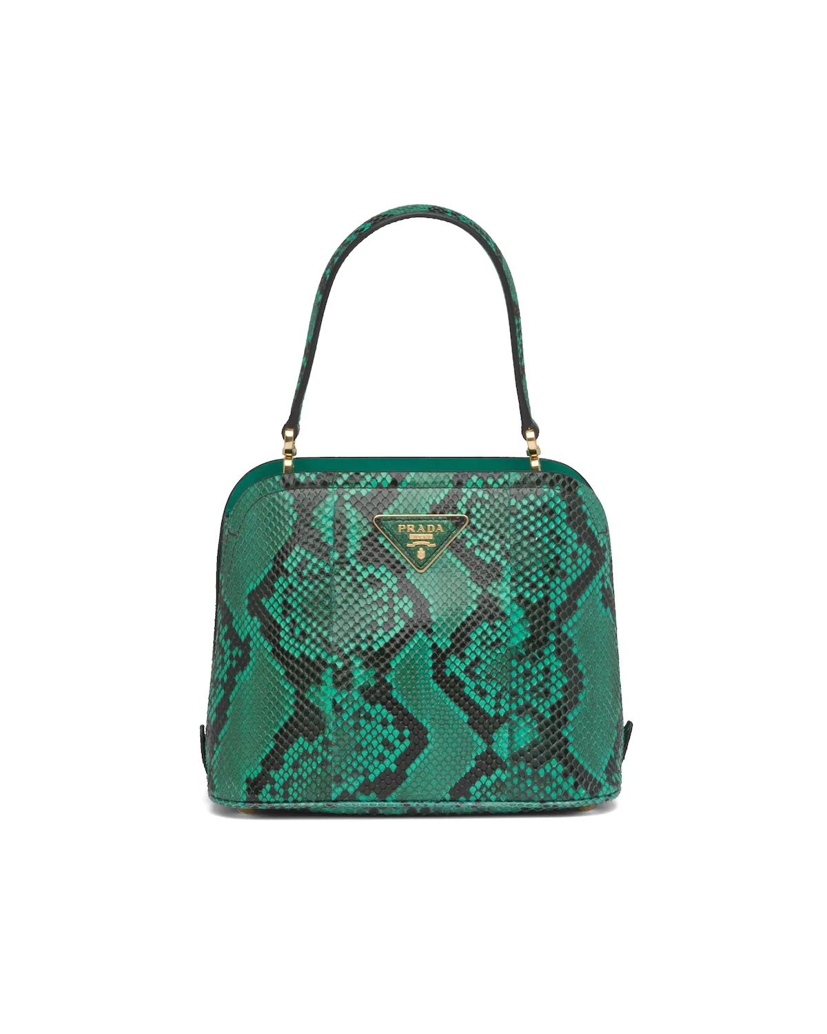 Prada Matinée Micro python leather handbag - 1