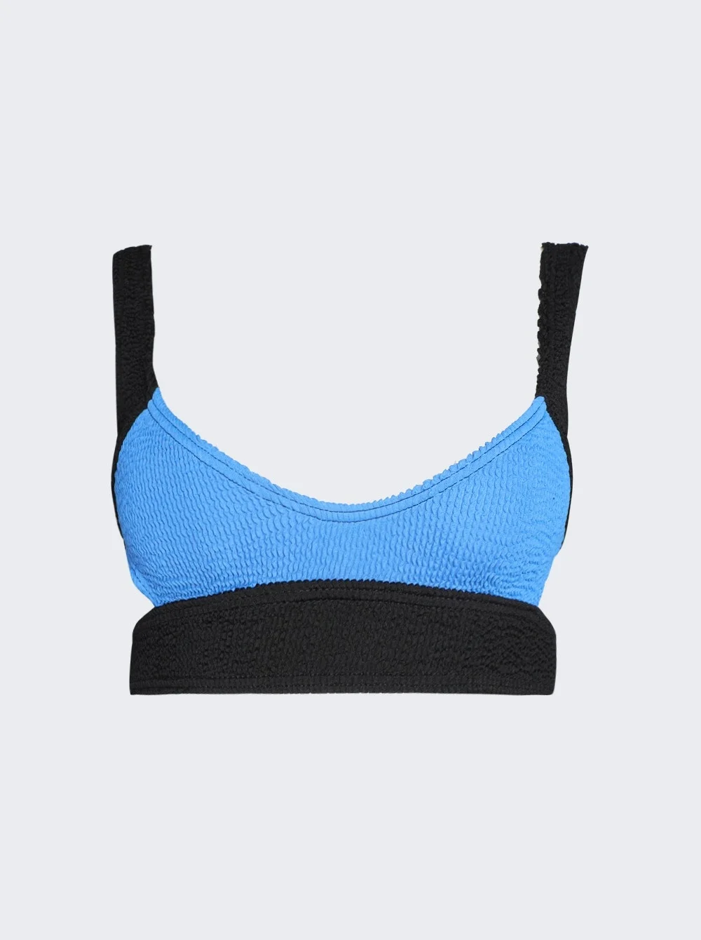 Splice Nino Crop Bikini Top Cobalt and Black - 1