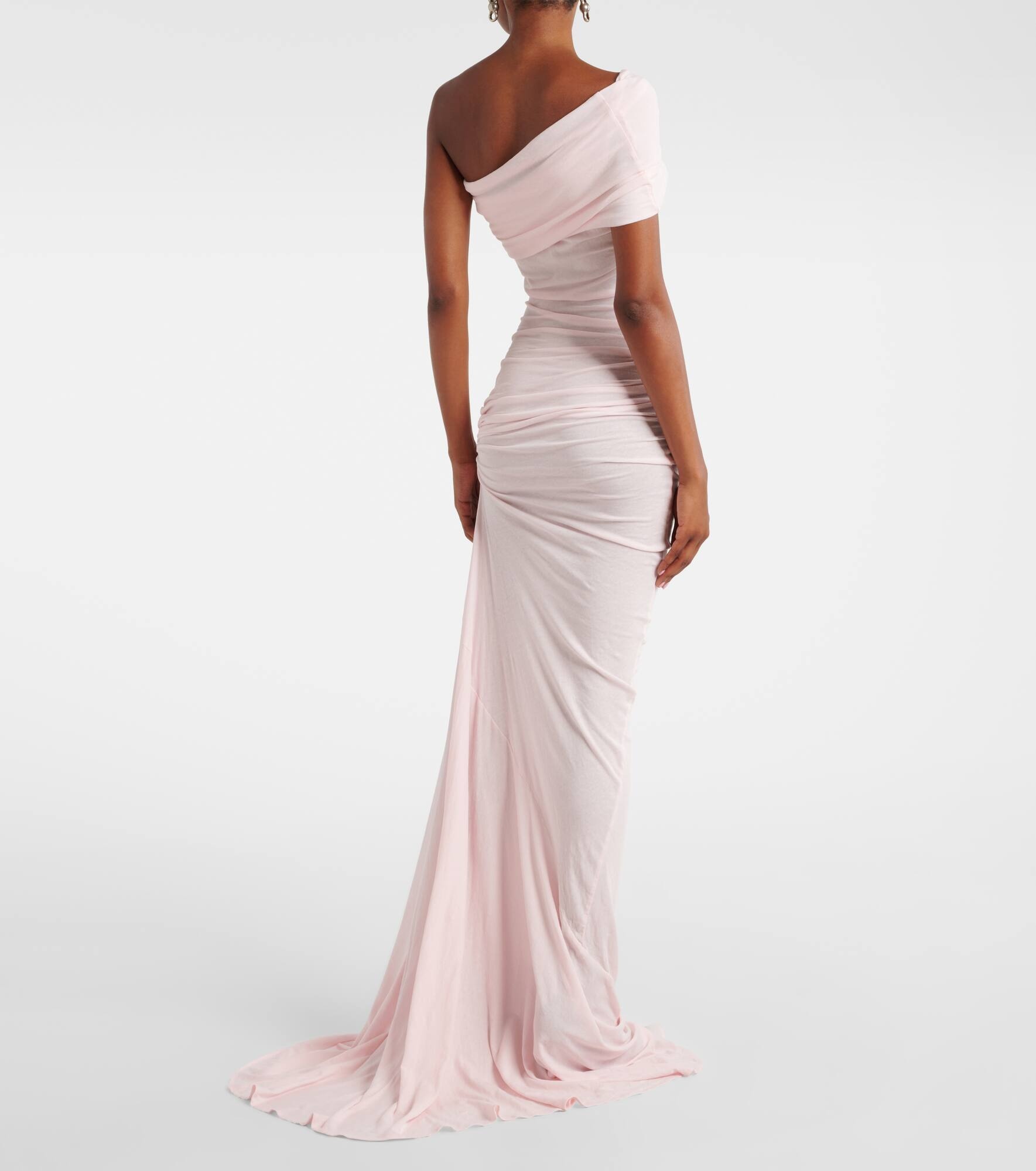 Pillar cotton-blend jersey maxi dress - 3