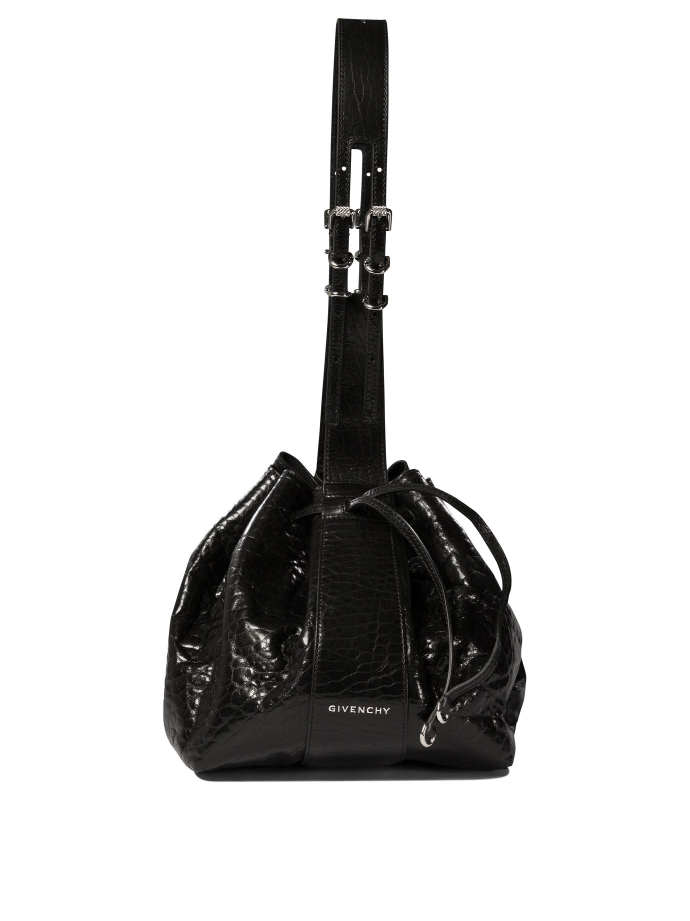 Pumpkin Medium Shoulder Bags Black - 1