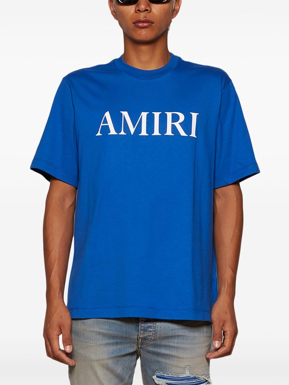 logo-print cotton T-shirt - 3