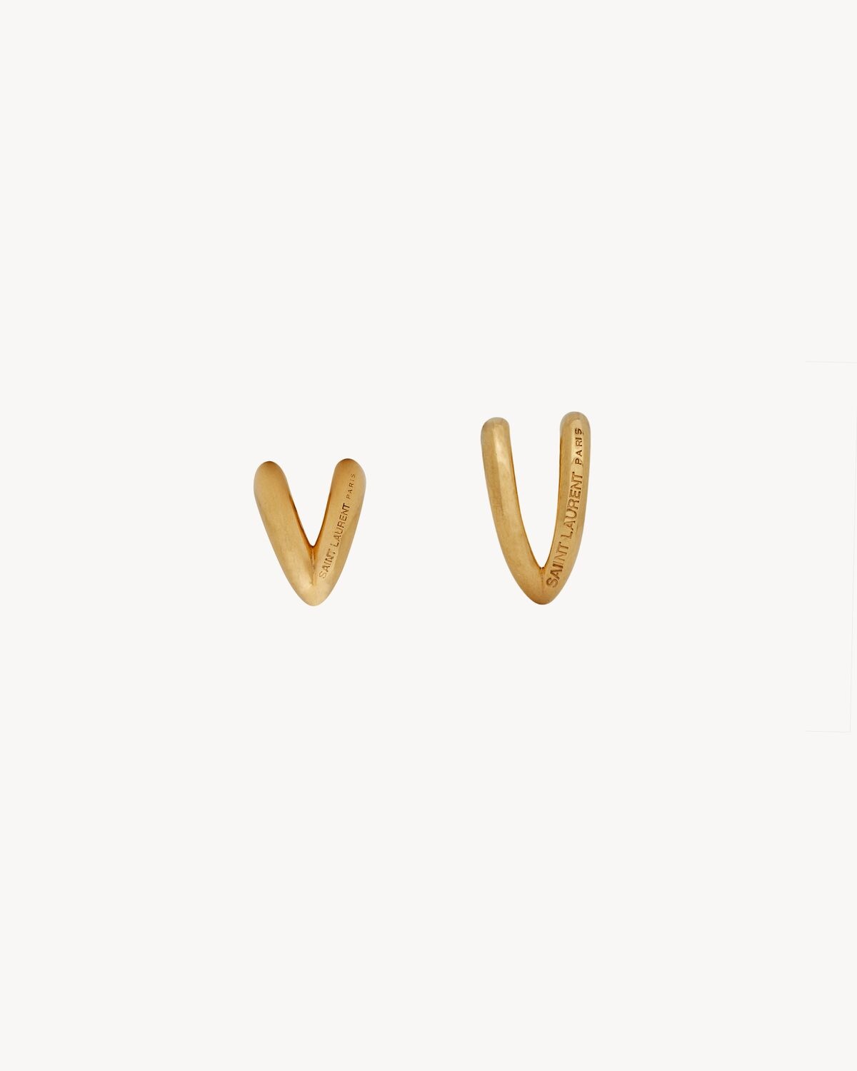 V-SHAPE EARRINGS IN METAL - 2