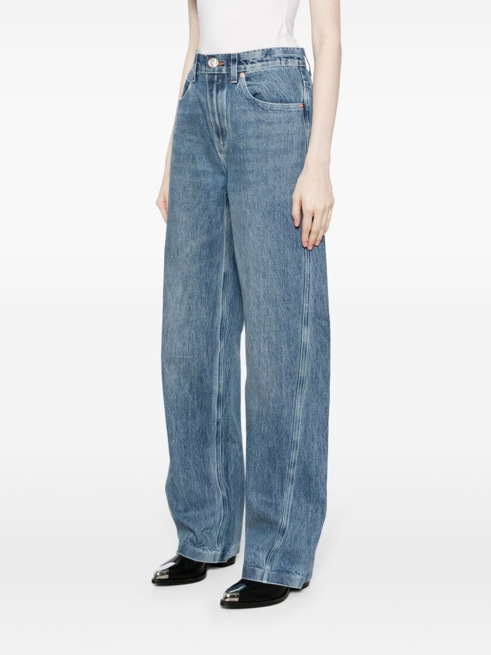 wide-leg jeans - 3