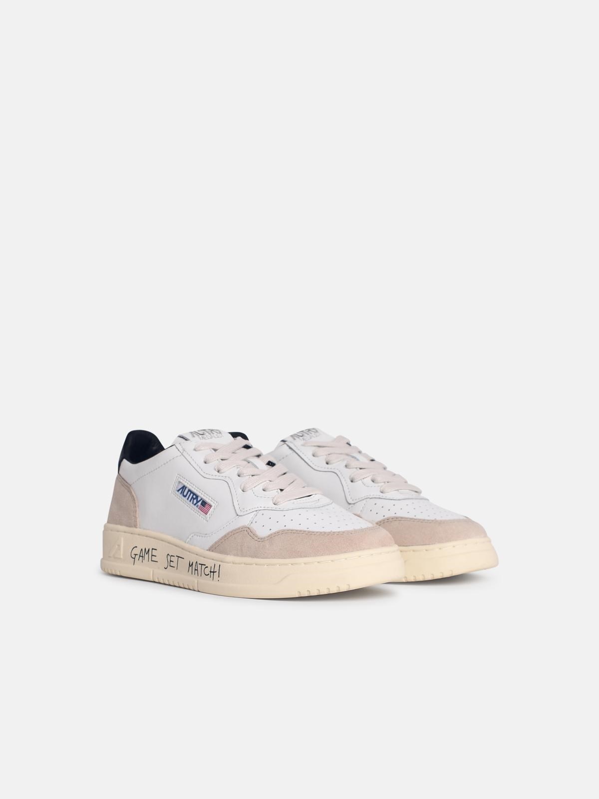 'MEDALIST LOW' WHITE LEATHER SNEAKERS - 2