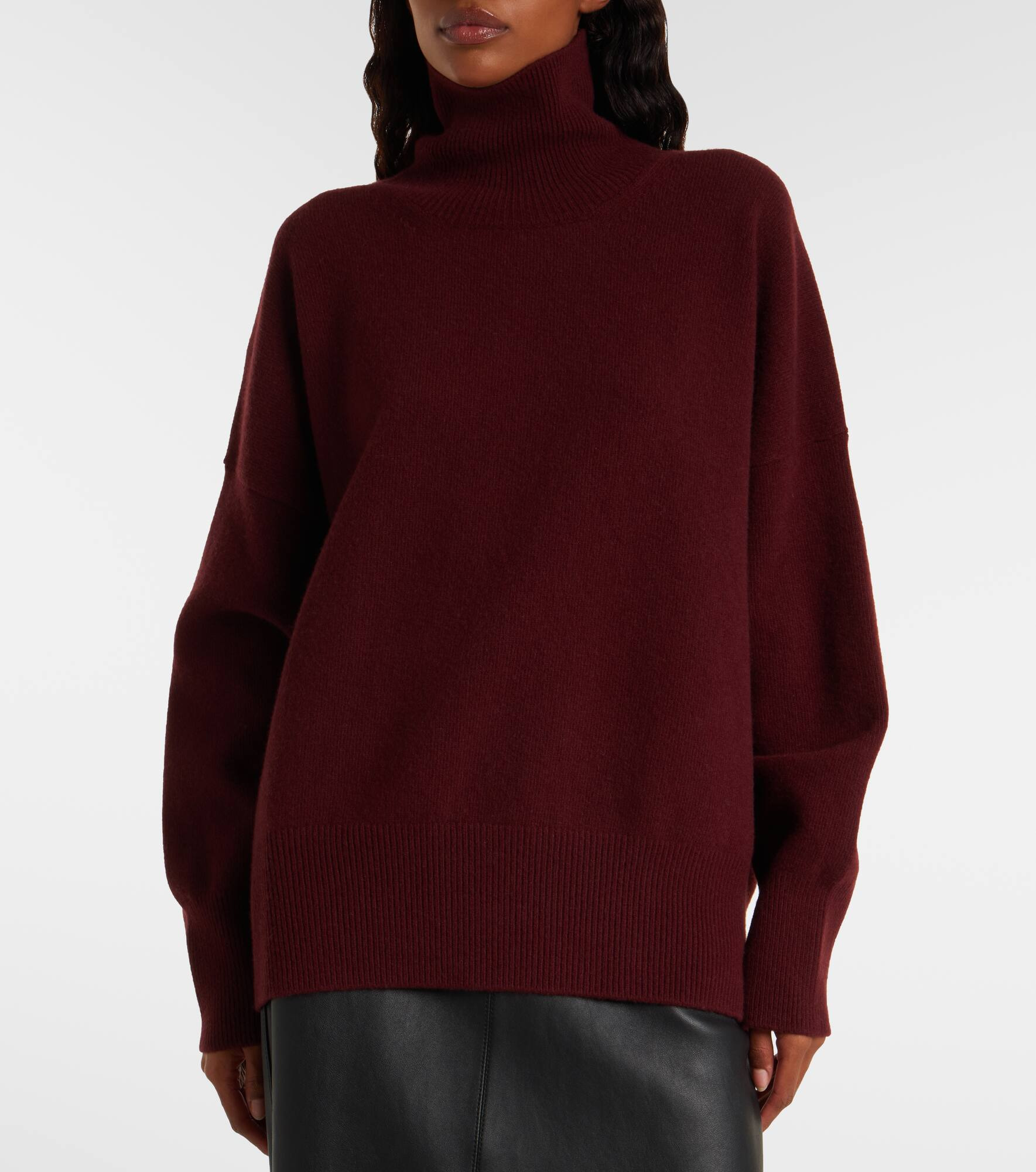 Turtleneck wool-blend sweater - 6