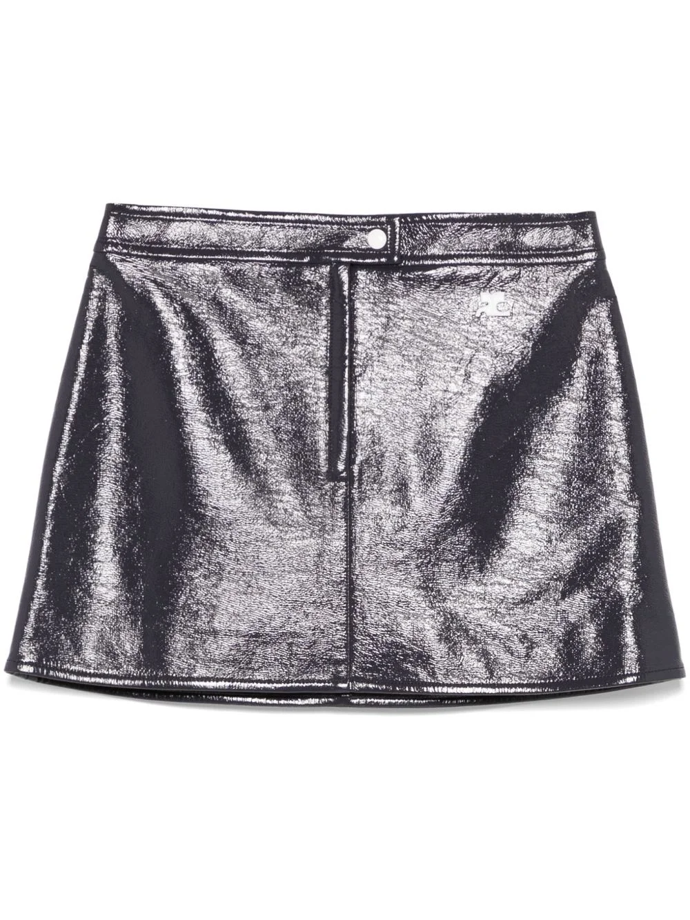 Reedition Vinyl mini skirt - 1