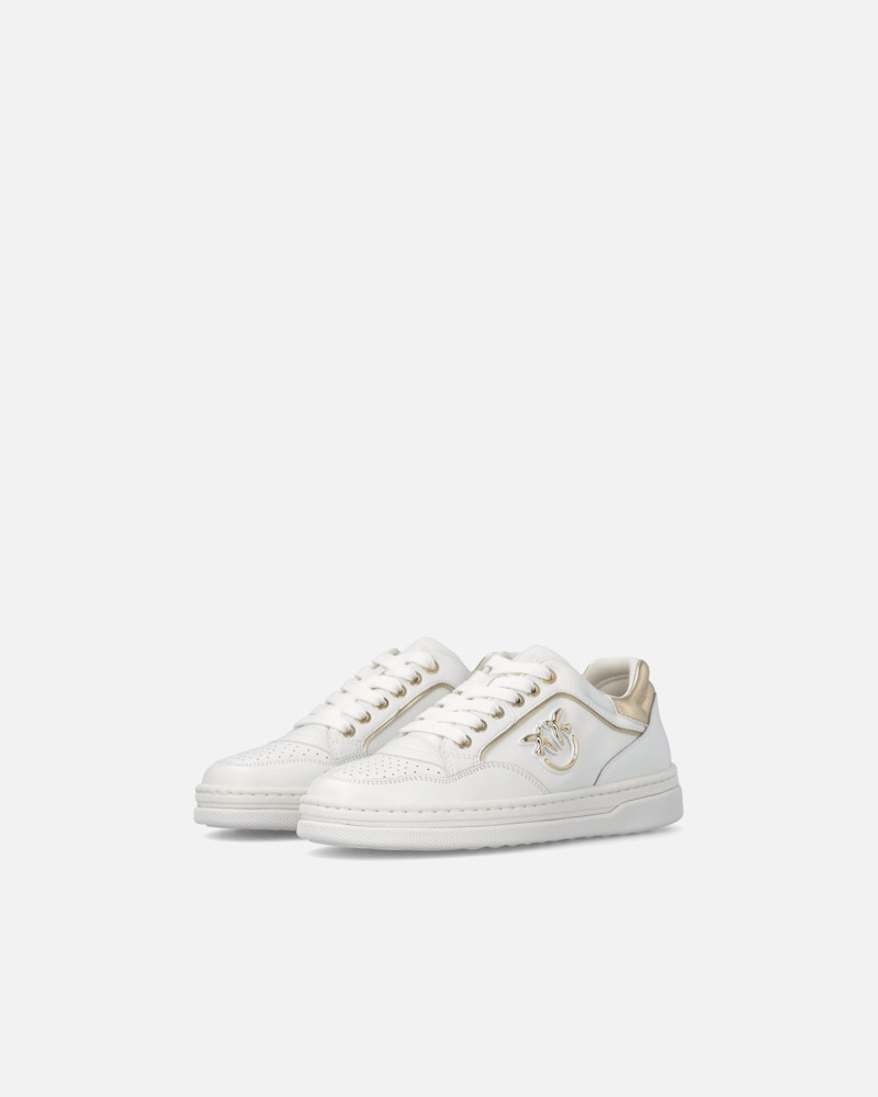 LEATHER SNEAKERS WITH LOVE BIRDS LOGO 6