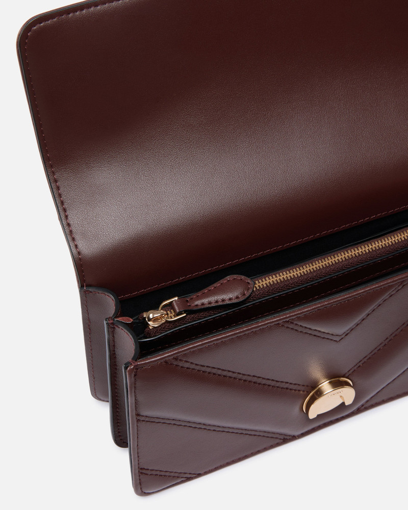 MINI LOVE BAG ONE SHOULDER BAG IN CHEVRON LEATHER AND NAPPA WITH TRIPLE CHAIN 4