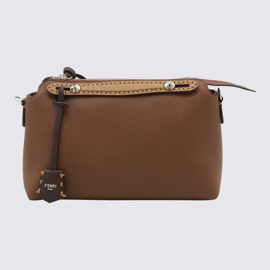 Fendi Brown Leather By The Way Medium To Handle Bag - 1