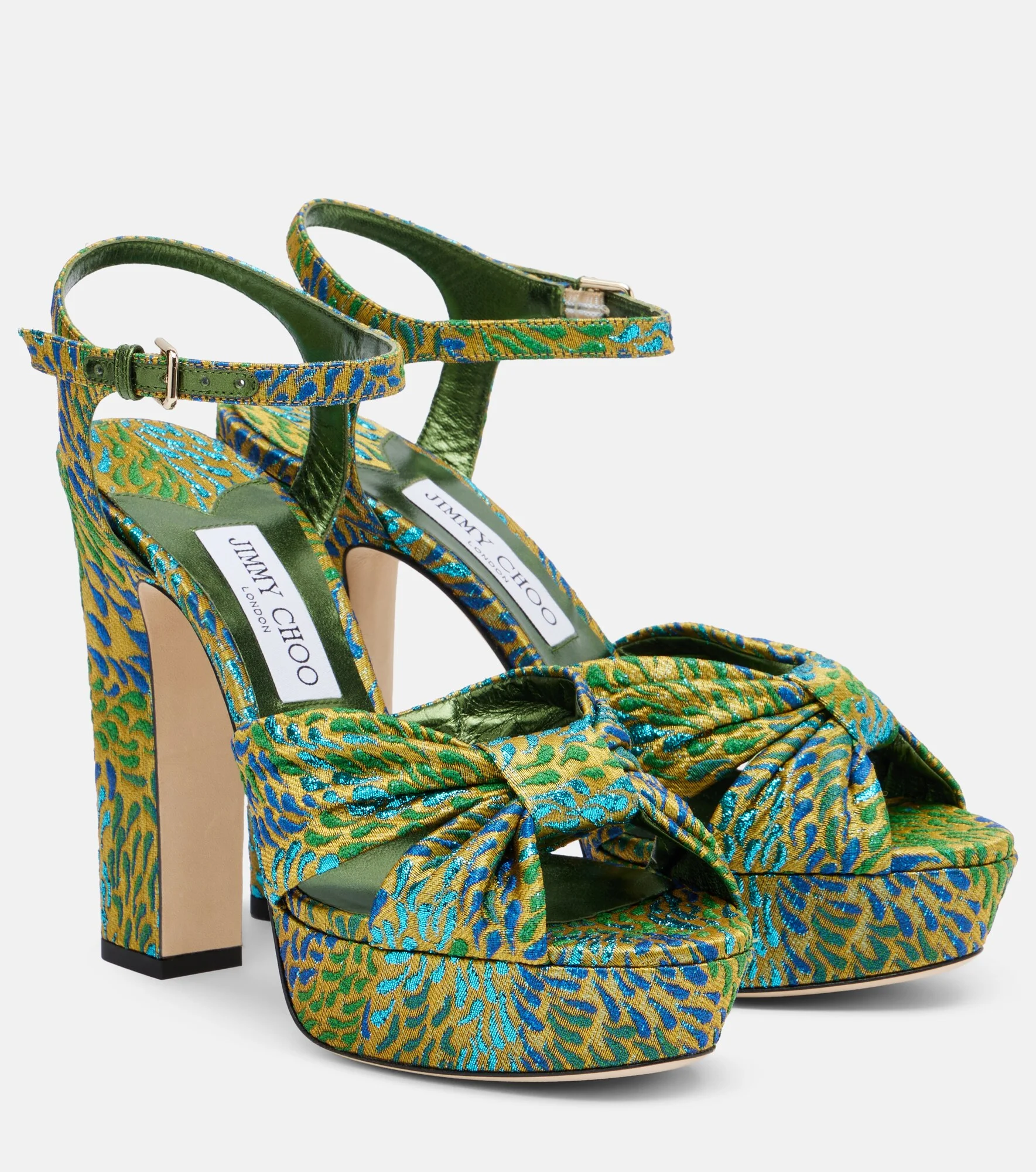Heloise brocade platform sandals - 1