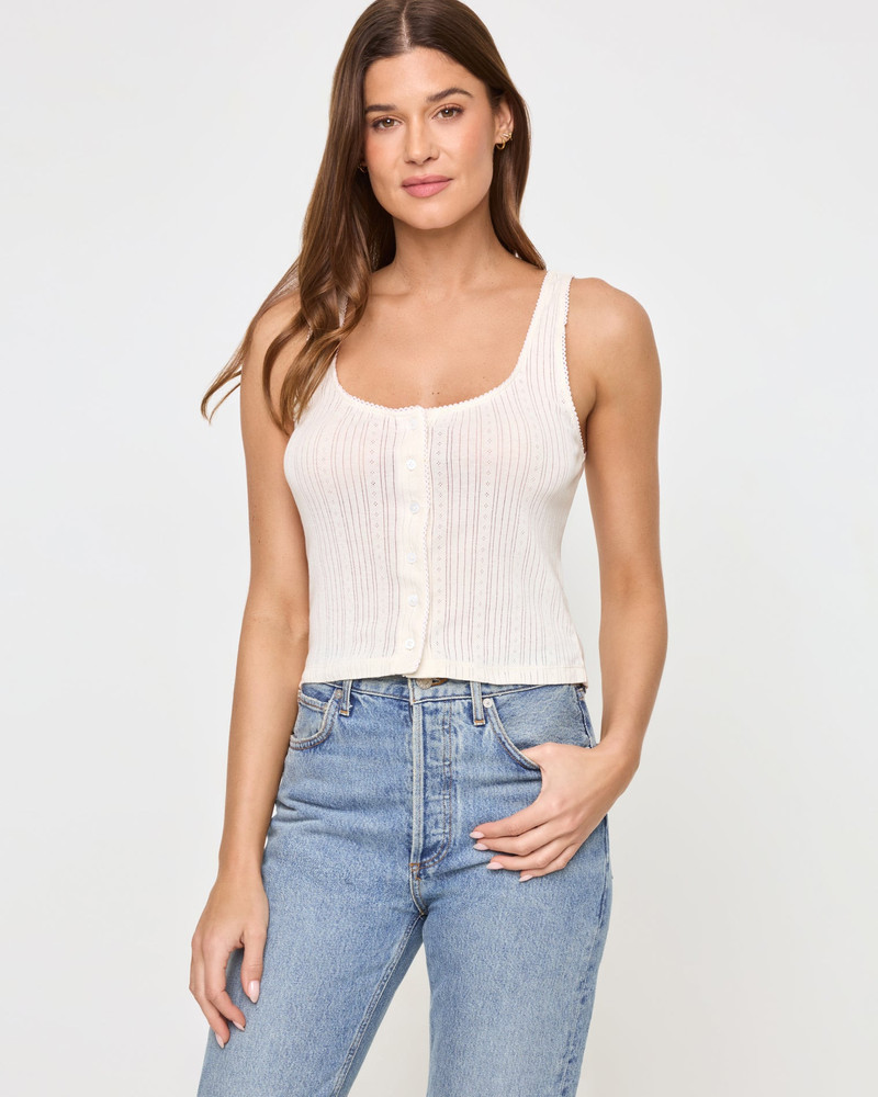 L*SPACE Jeanie Pointelle Tank outlook